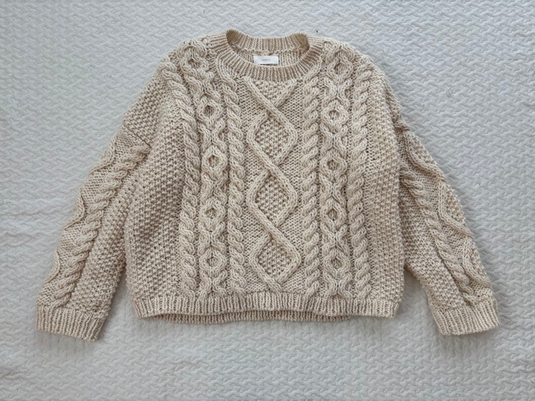 かぐれ　ペルーアランクルーネックニット