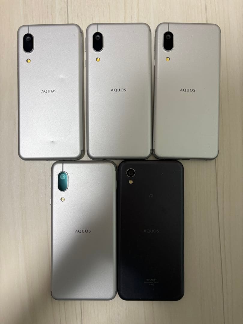 AQUOS Sense3スマートフォン 5台セット