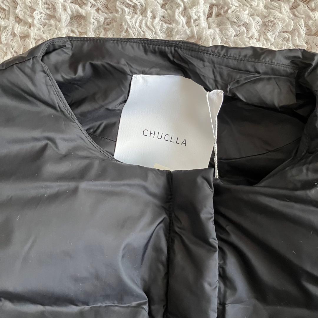 チュクラ　chuclla【未使用】ラウンドボリューム ダウンベスト　ブラック