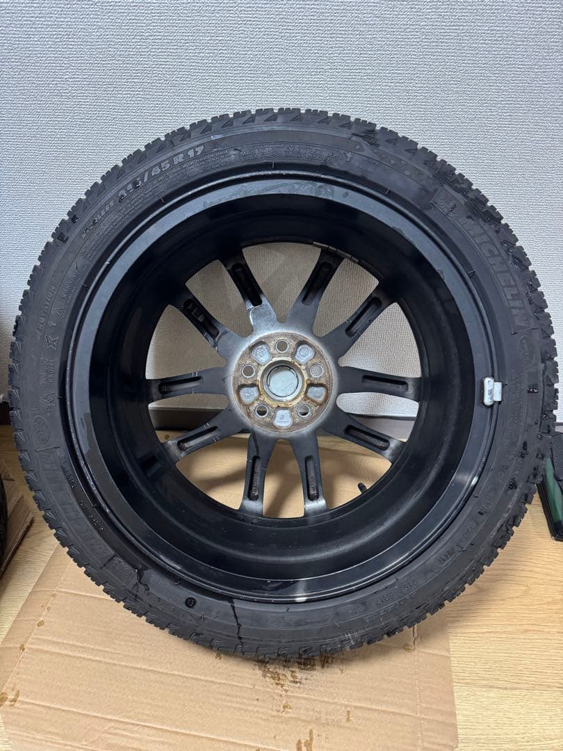 zn6 後期GTグレード純正ホイール+215/45R17スタッドレスタイヤ　4本