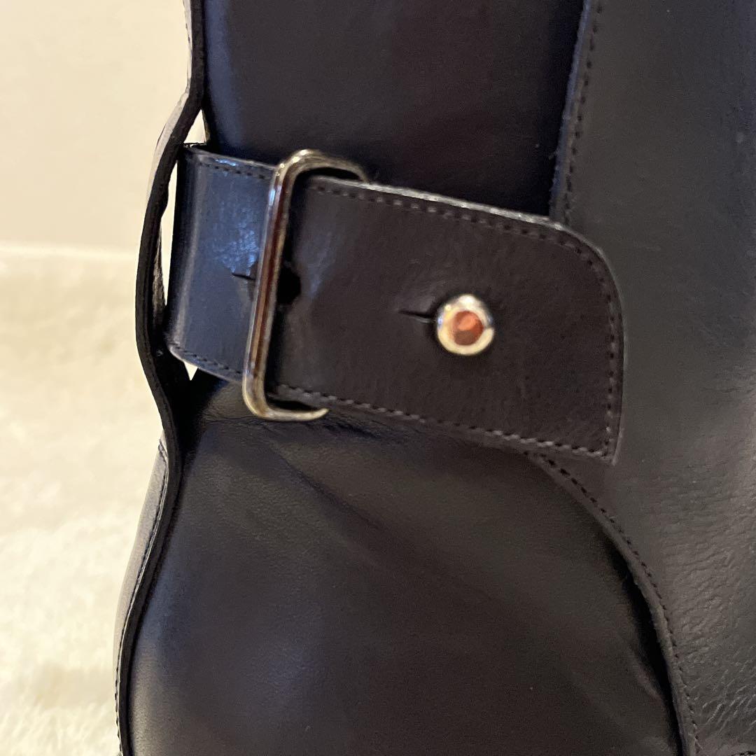 マーガレットハウエル　LEATHER STUD STRAP BOOT レザー