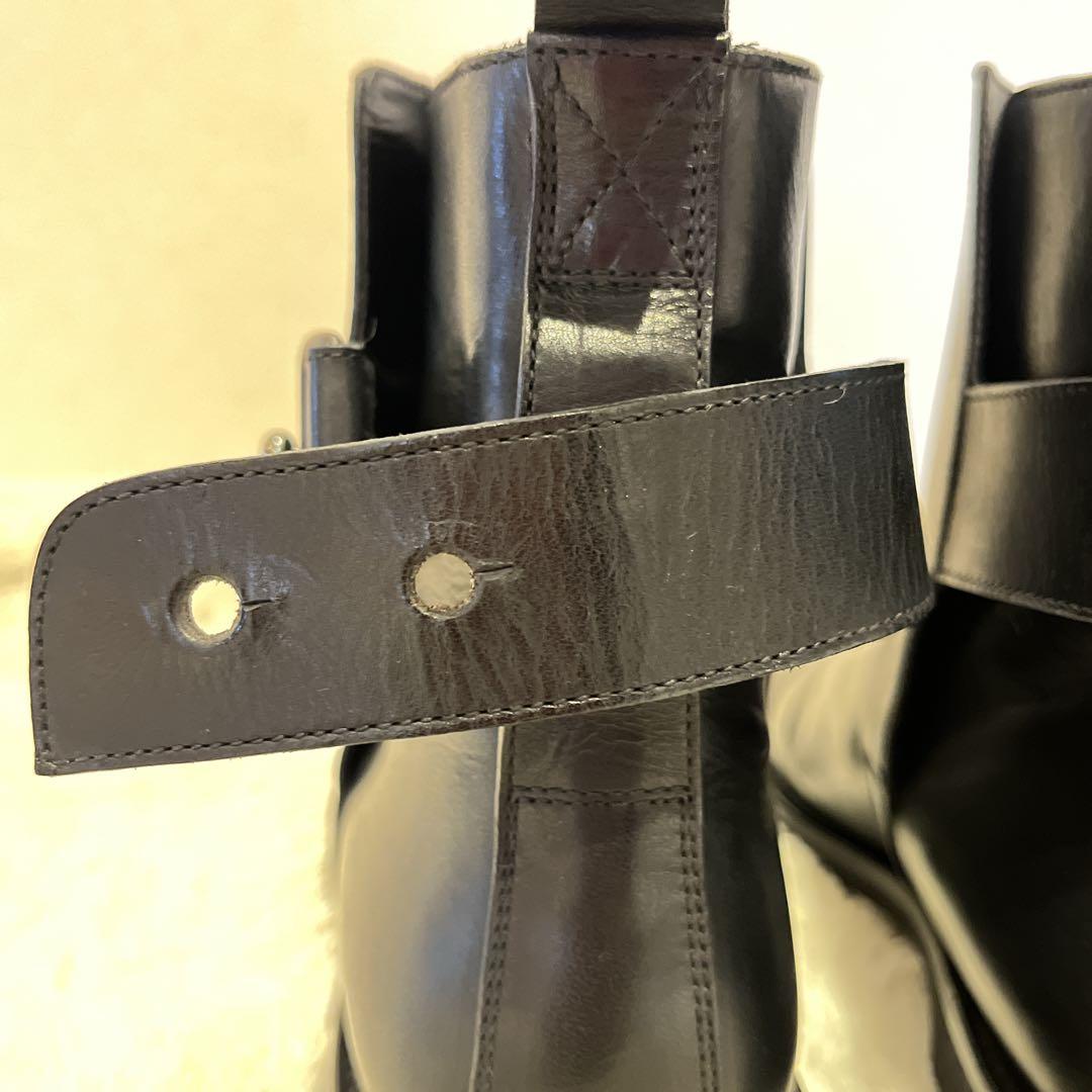 マーガレットハウエル　LEATHER STUD STRAP BOOT レザー