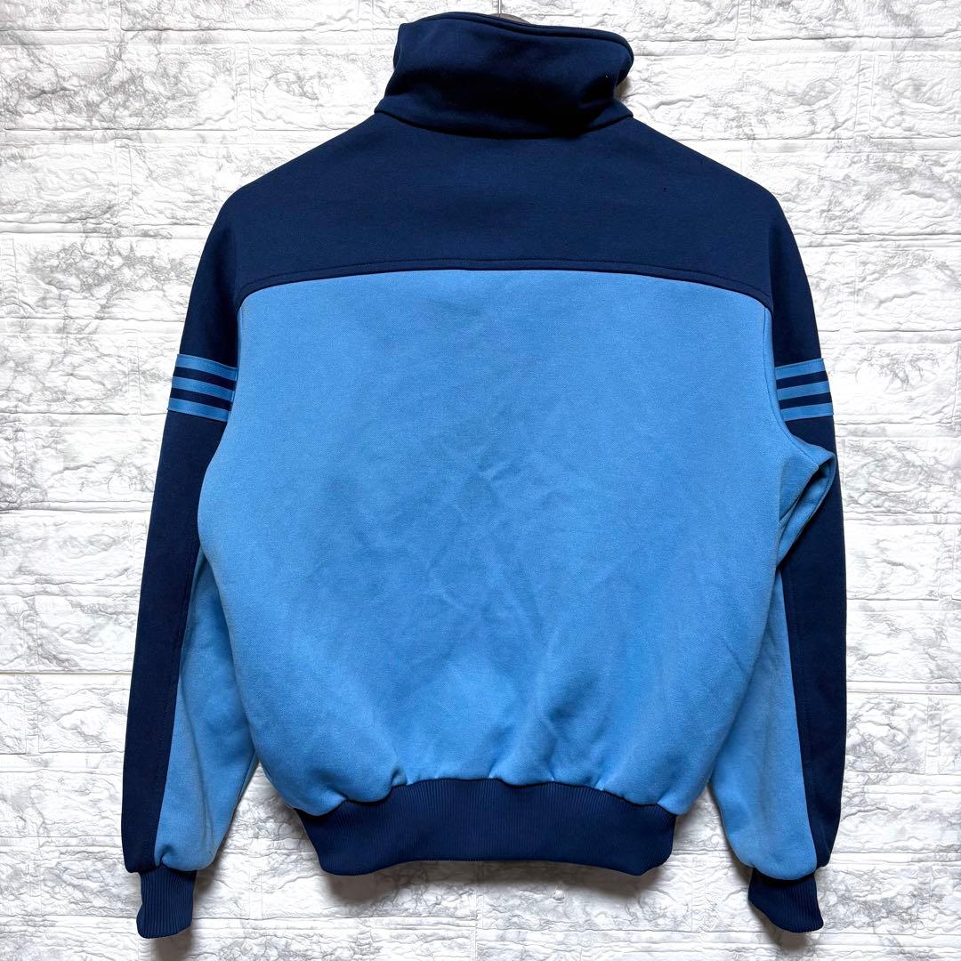 希少80s adidas アディダス　トラックジャケット 水色　在原みゆ紀着用
