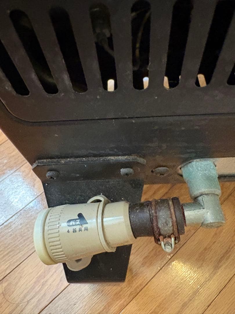 希少 Rinnai ガスストーブ アンティーク調 都市ガス