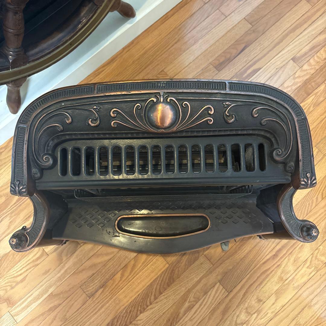 希少 Rinnai ガスストーブ アンティーク調 都市ガス