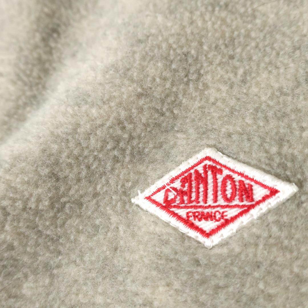 DANTON Vネックロングカーディガン　ノーカラー/フリースコート