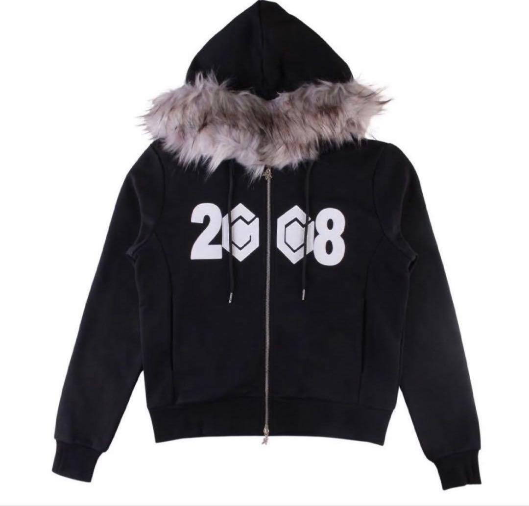2008 fti fuckthisindustry ダブルジップファーパーカー