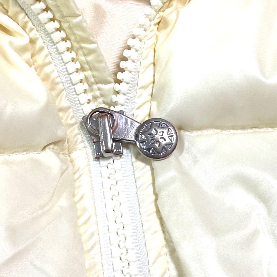 美品 2wayピレネックス ダウンジャケット M ロゴ ラクーンファー フード