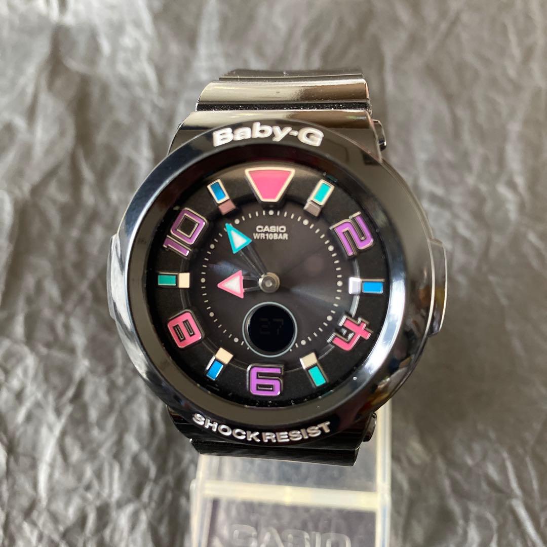CASIO baby-G 電波ソーラー　BGA-1601 艶黒