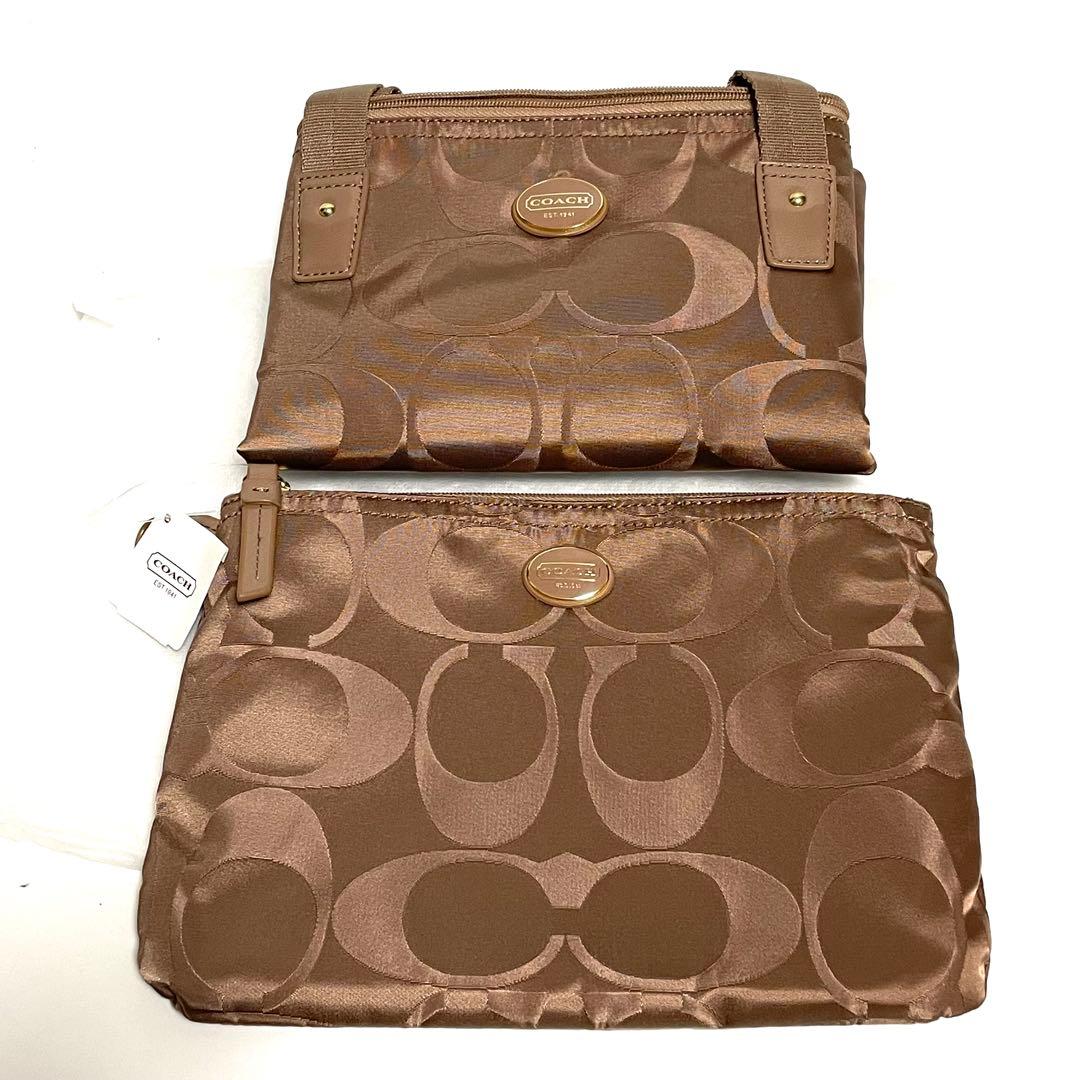 ✨新品未使用✨COACH 折りたたみエコバッグ トートバッグ ポーチ付き