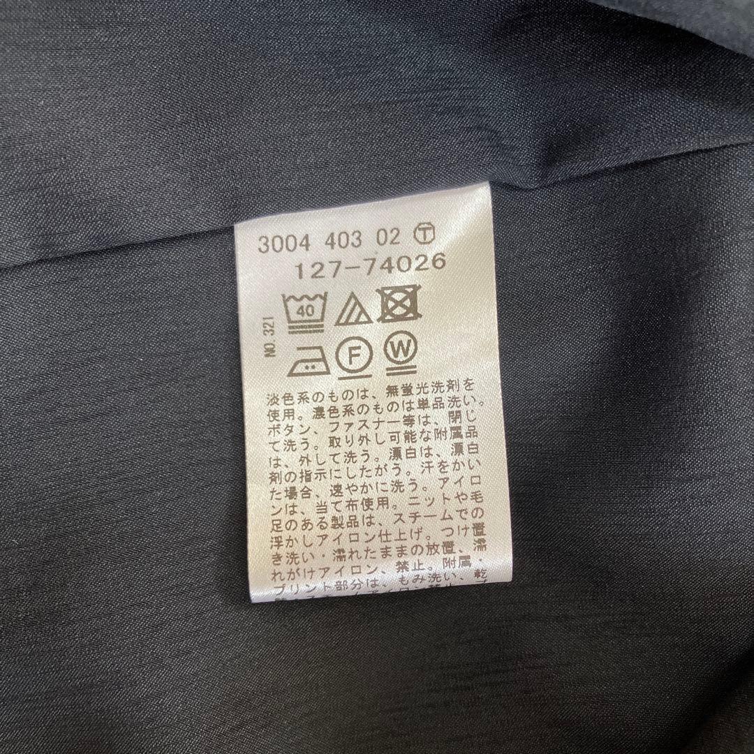 INDIVI 洗える 夏 スーツ 3点セット 38 ネイビー