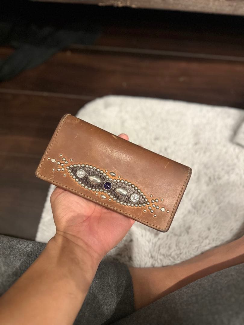 Z*o様 WOLFSHEAD ブラウンレザー 長財布　ウルフズヘッド