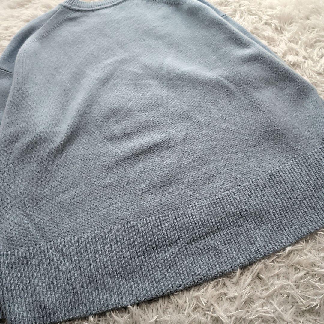 現行 カレンソロジー ウールカシミヤクルーネックニットプルオーバー 美品 F