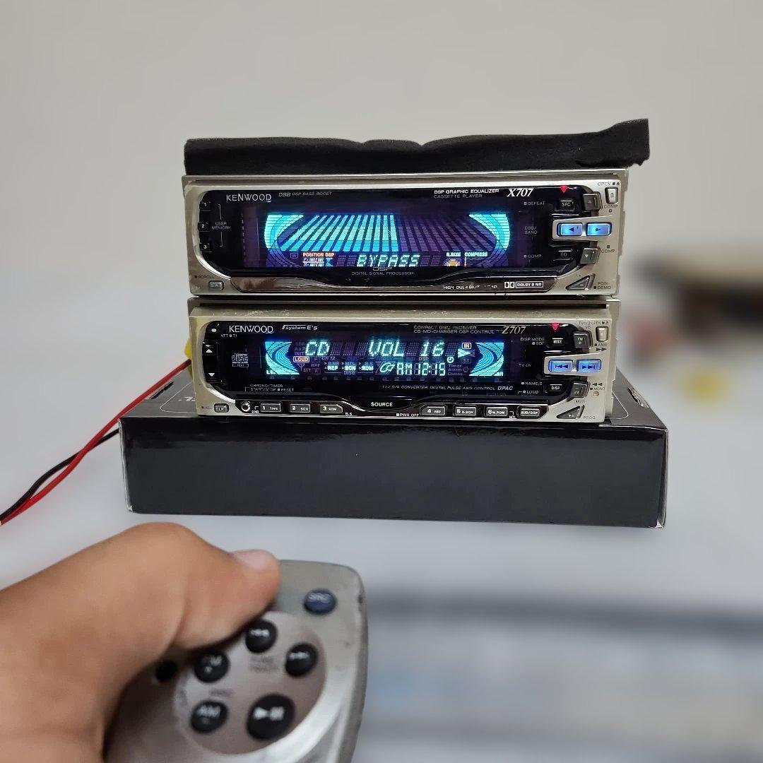 KENWOOD X707 Z707 CDプレーヤーセット