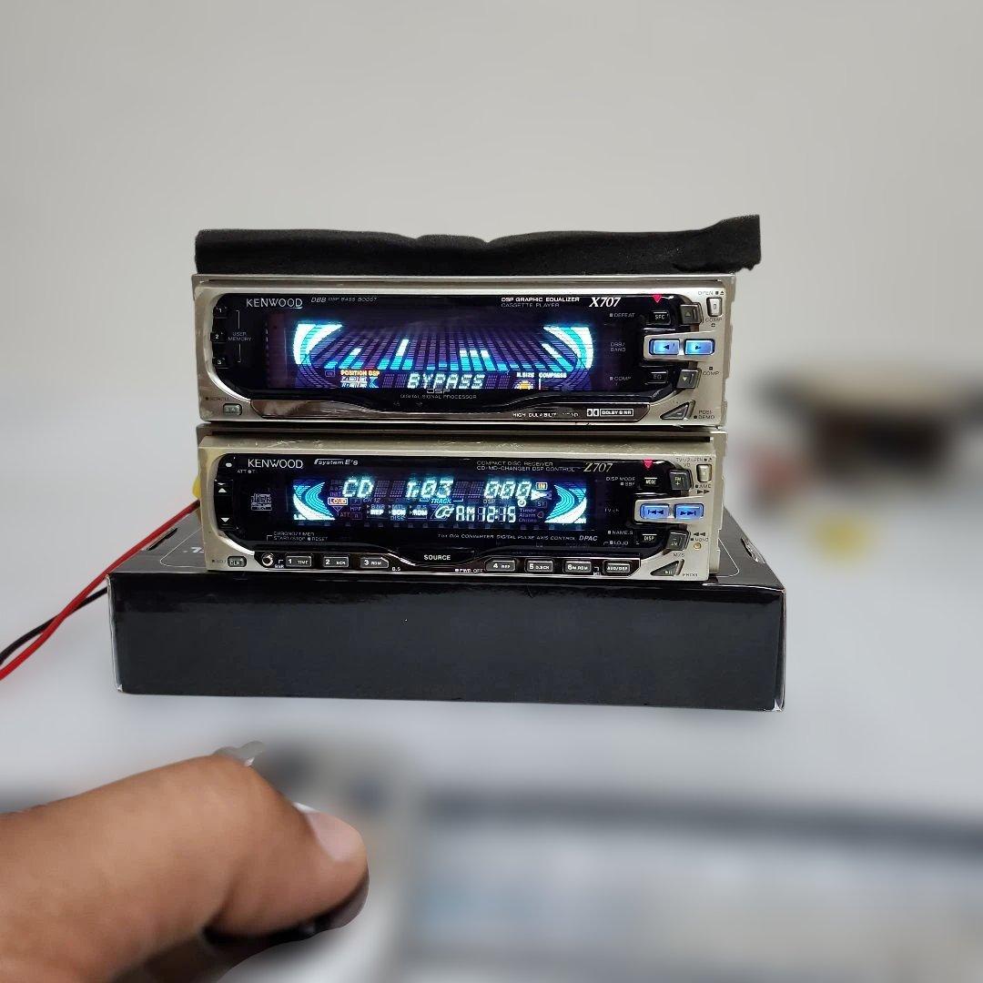 KENWOOD X707 Z707 CDプレーヤーセット