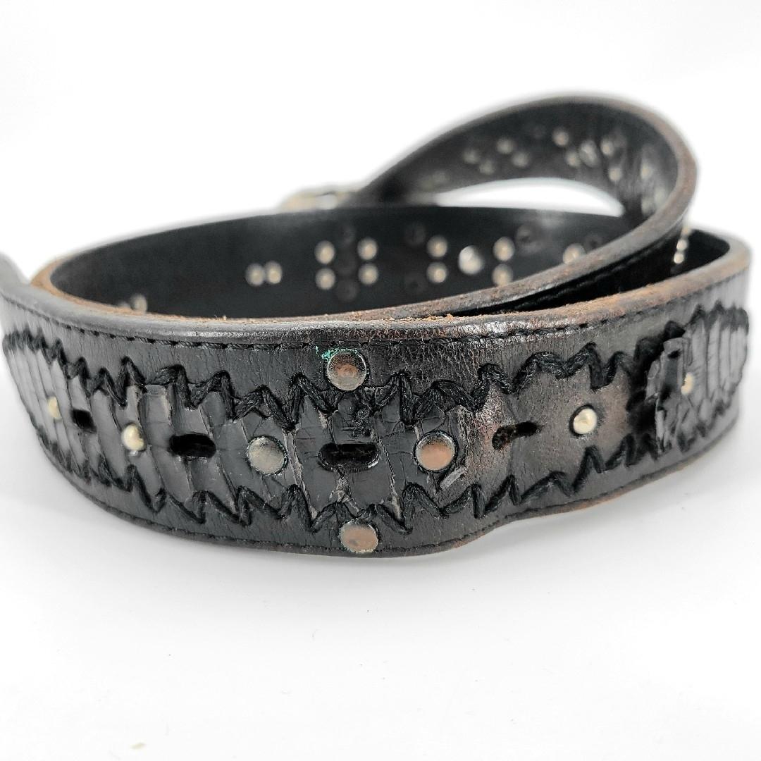 良品 TornadoMart トルネードマート ベルト ブラック スタッズ