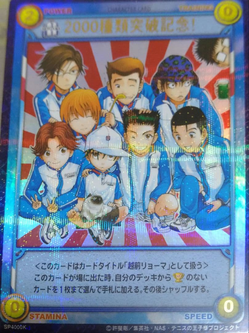 テニスの王子様☆2000種類突破記念☆シークレットレア特殊加工 青学 テニプリ