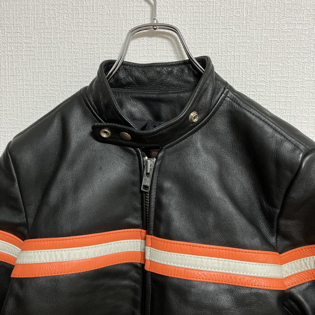 Reminiscence本革レザーライダースジャケット36シングルレミニッセンス