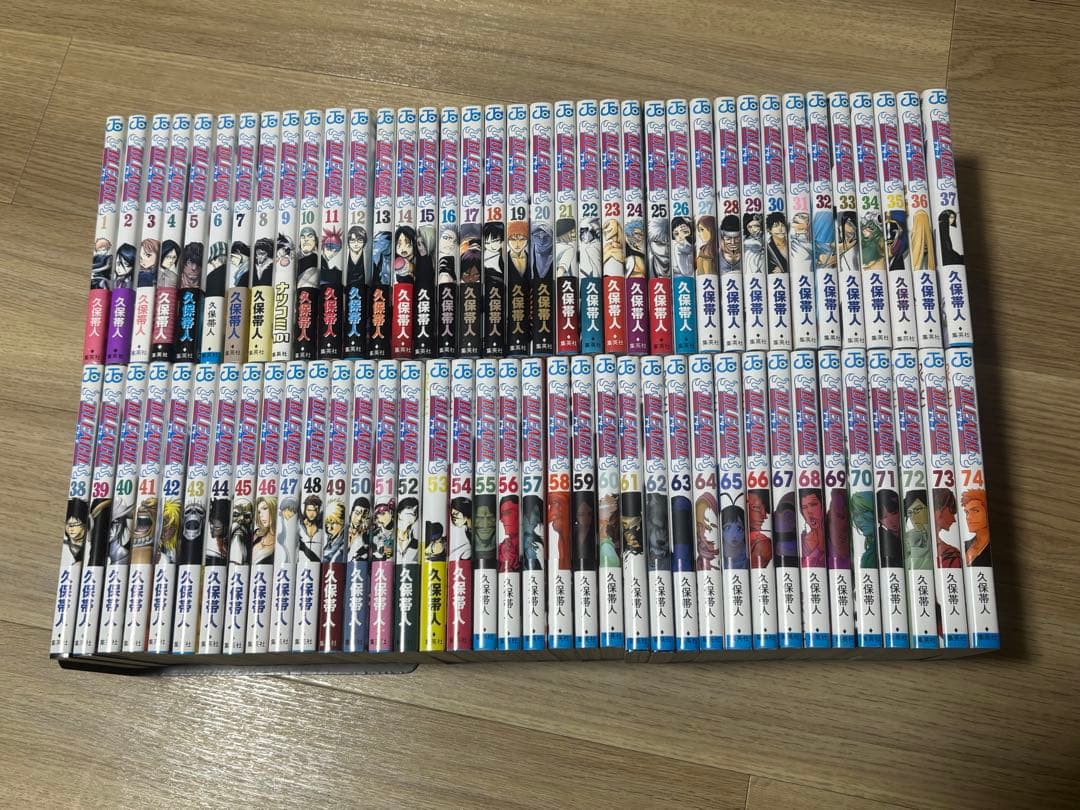 ブリーチ　全巻初版　全巻セット　帯付き　久保帯人