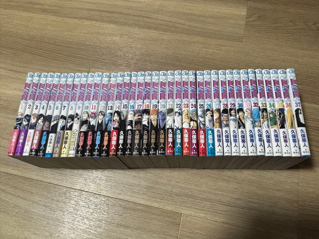 ブリーチ　全巻初版　全巻セット　帯付き　久保帯人