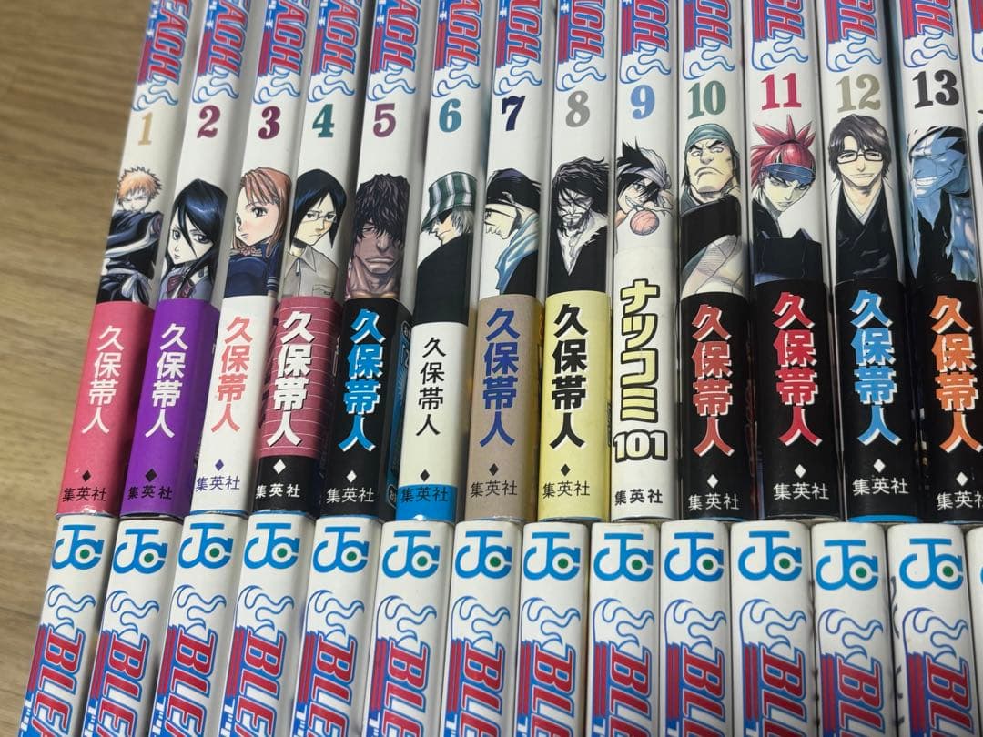 ブリーチ　全巻初版　全巻セット　帯付き　久保帯人