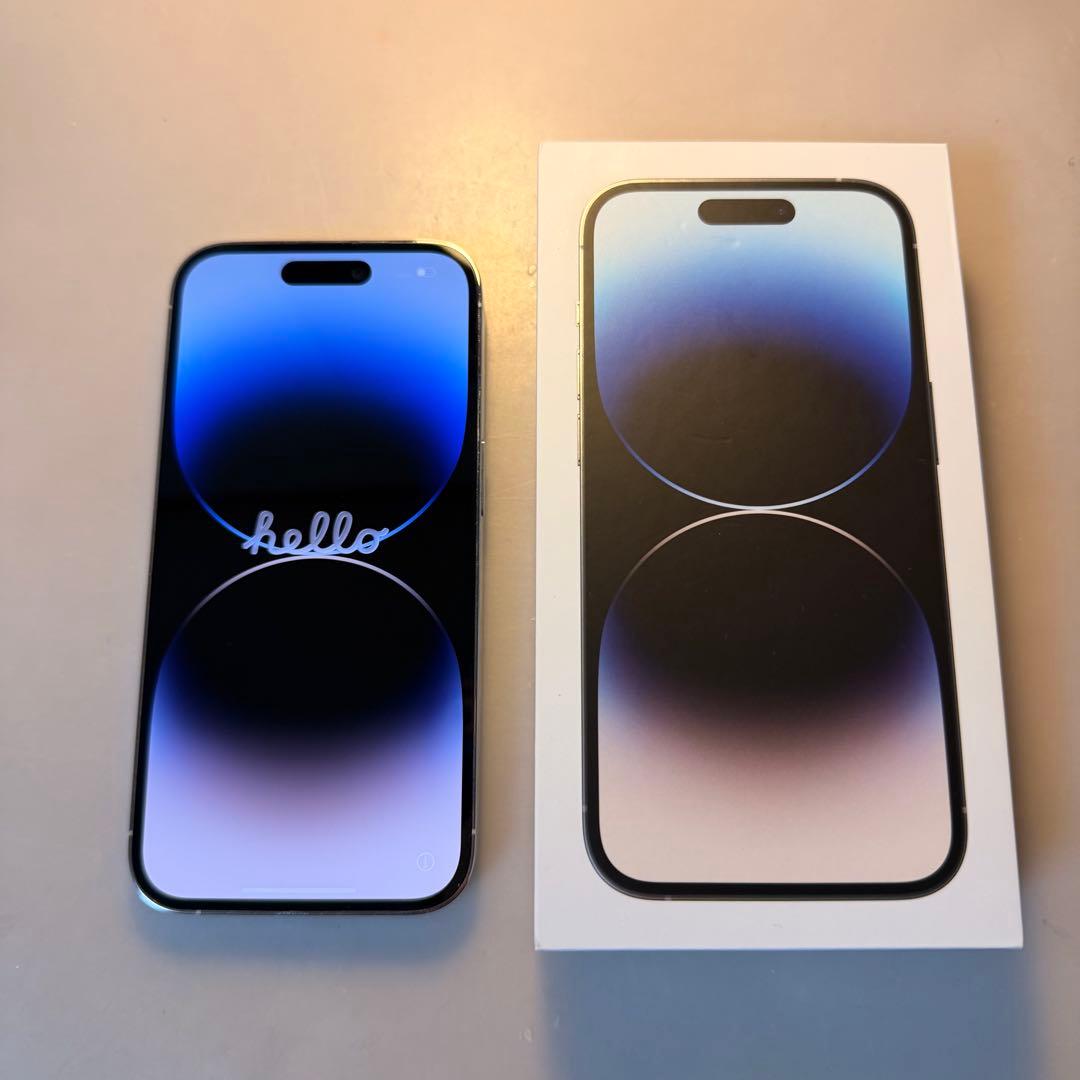 【美品】Apple iPhone 14 Pro シルバー 本体 128GB