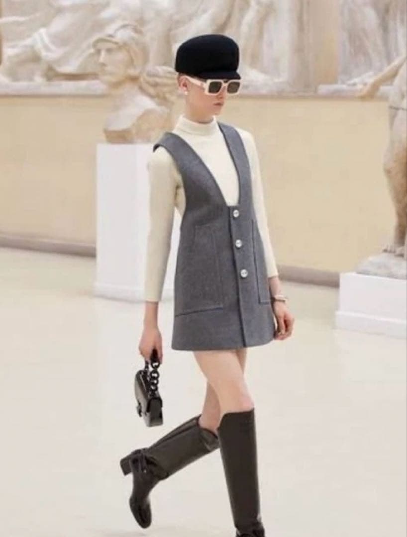 c*i様 celine ミニワンピース　チュニック　ジレ