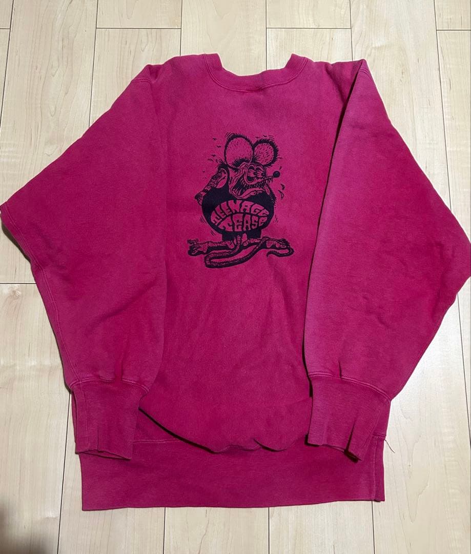 チャンピオン リバースウィーブ USA製 ラットフィンク スウェット