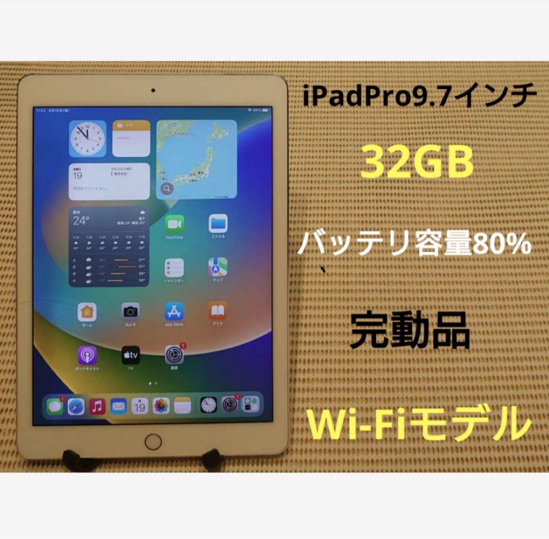 完動品iPad Pro9.7インチ(A1673)本体32GB送料込T7217