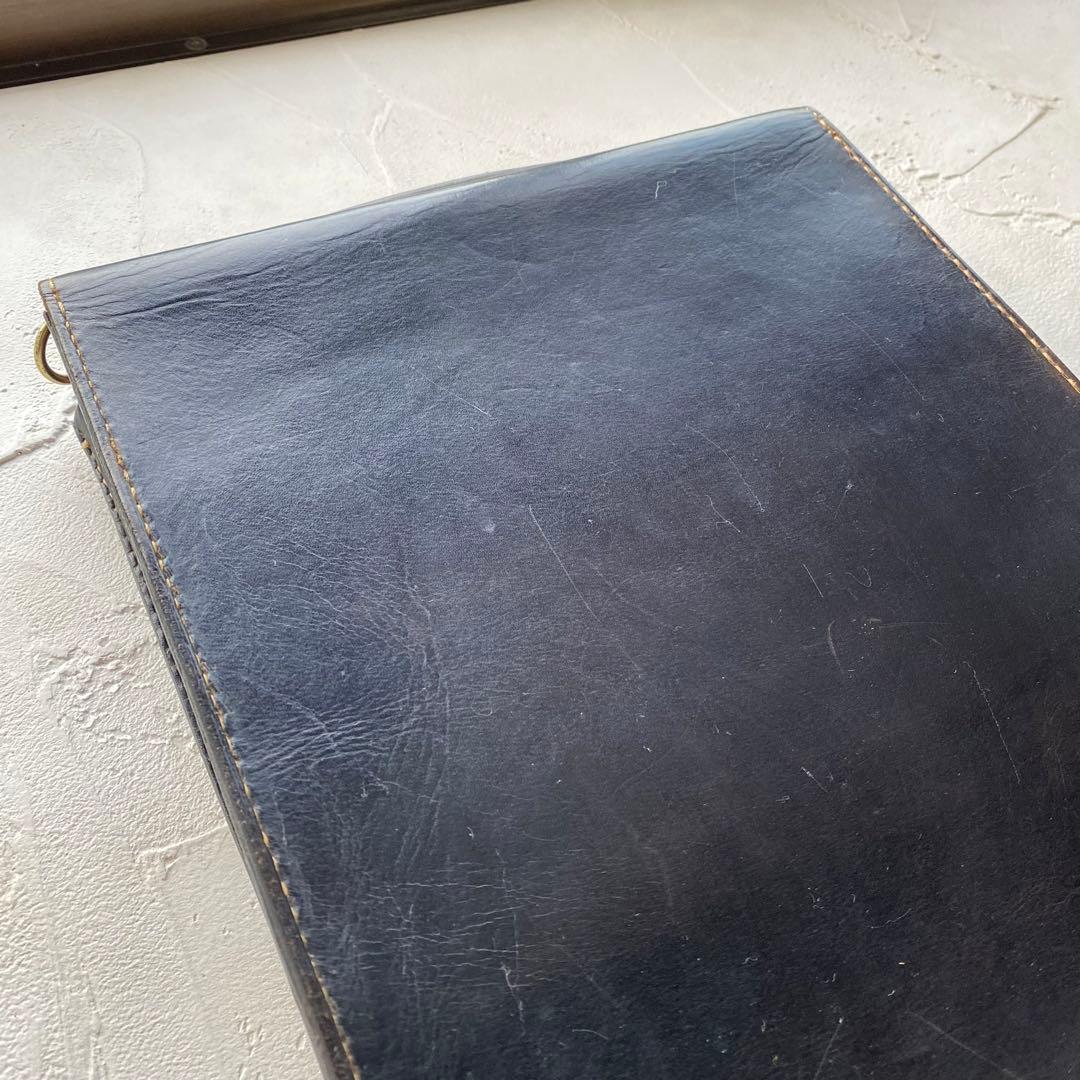 レザー カービング 書類バッグ ビジネスバッグ 手縫い 革細工 レザークラフト