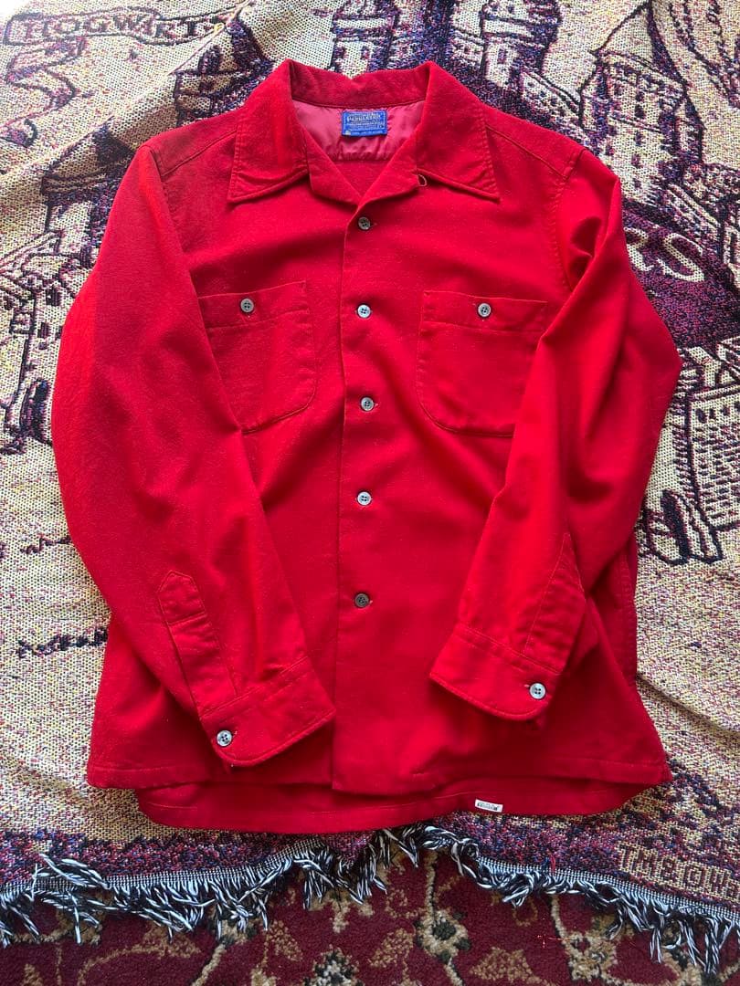 す*か様 60s USA製 ペンドルトン ボードシャツ　開襟　オープンカラー　ウ