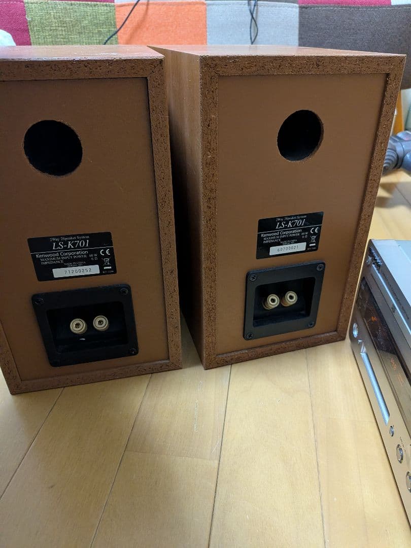 ケンウッド R-K700 CD/MDコンポ 日本製　ls-k701 スピーカー