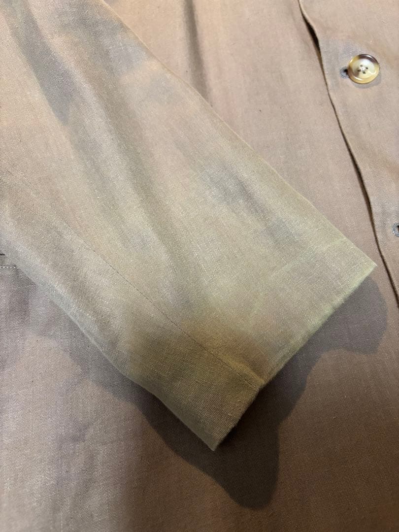 ヨウジヤマモト　ヴィンテージ　リネン　ベージュ　モード　超希少　セットアップ