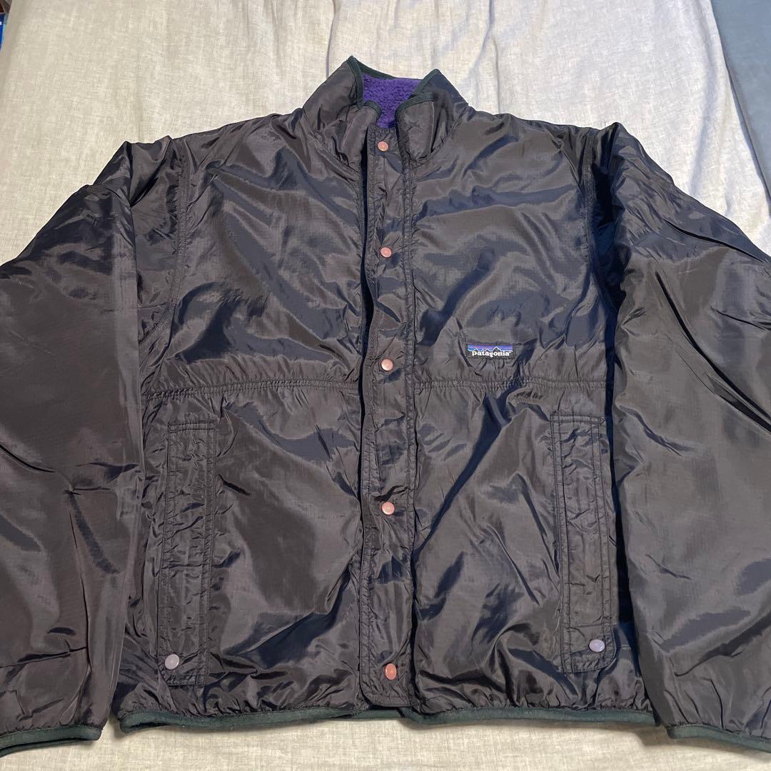 美品 パタゴニア グリセード エッグプラント M パイル フリース パープル