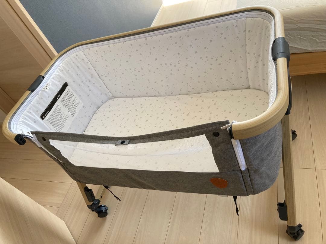 Nijakise ベビーベッド　HZDMJ グレー　2024年購入