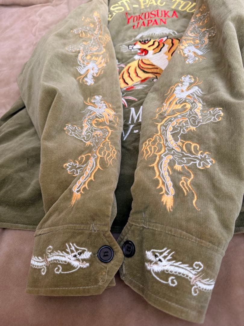 HUMBER USS 虎 vintage 別珍 日本限定スカジャン unisex