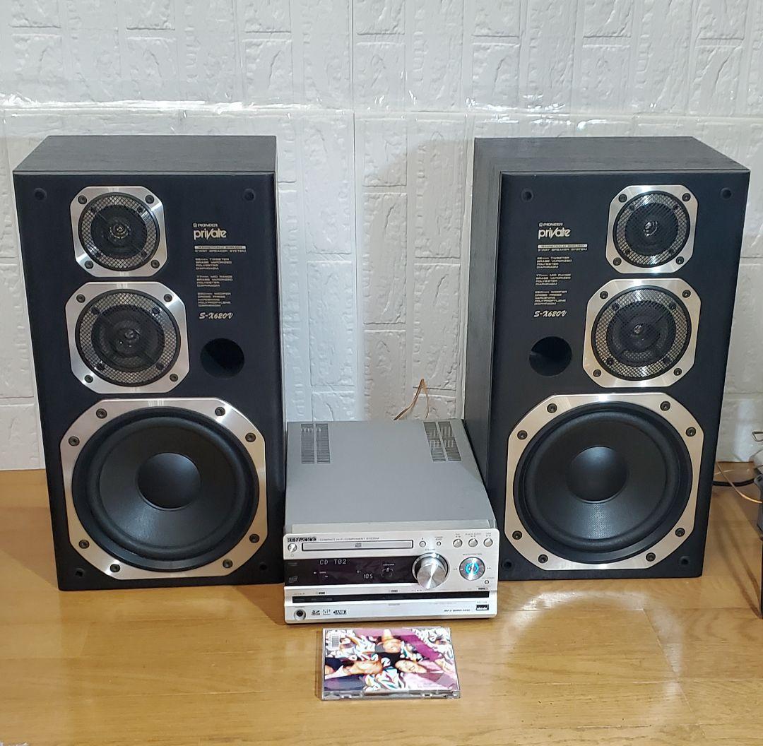 Pioneer 　3WAY　スピーカー　 S-X620V 　迫力重低音　レトロ