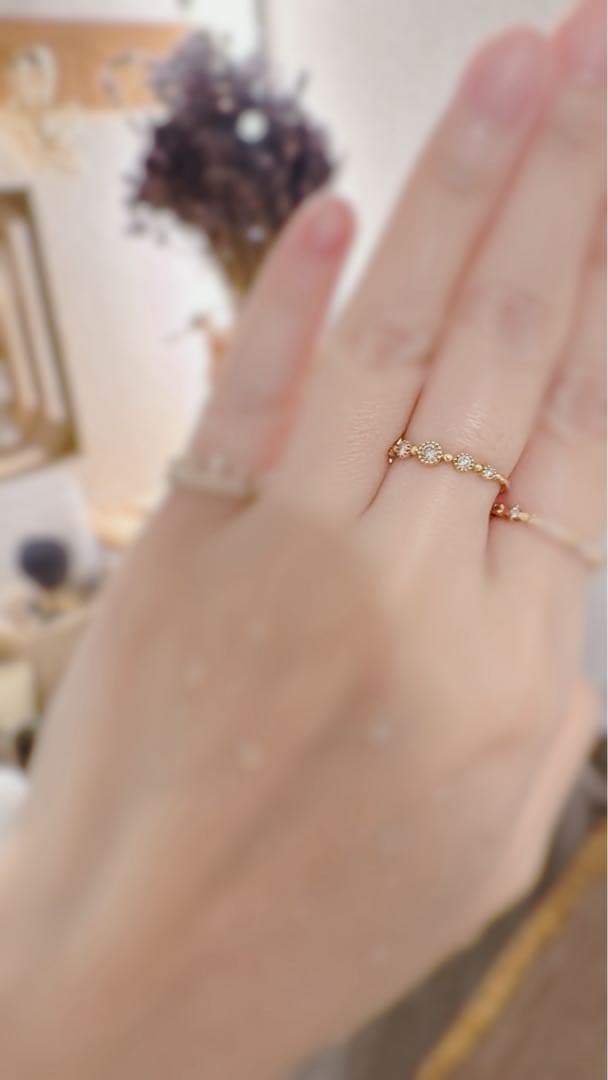 ヴァンドーム青山 k18 ダイヤモンドリング