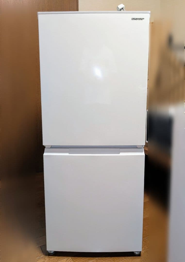 SHARP SJ-D15J 冷蔵庫 ホワイト　一人暮らし