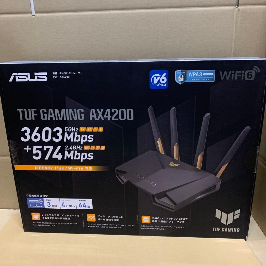 ASUS WiFi TUF-AX4200 無線 ルーター
