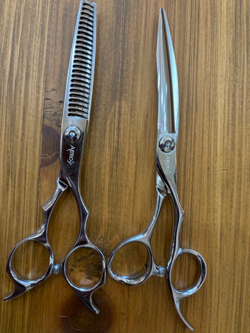 最終値下げ⭐︎エアロシザース　シザー＆セニングセット