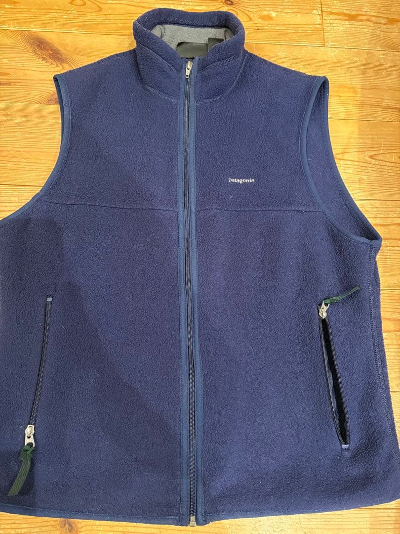 ❗️patagonia Synchilla M ネイビー ベスト❗️ 美品❗️