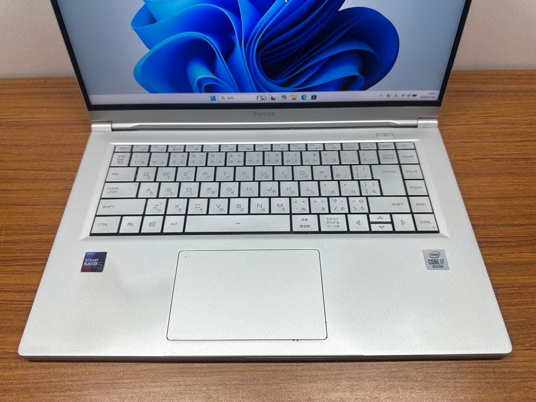 Windowsノート本体 3.Mouse X5 i7-10510 8Gb 256Gb NVMe