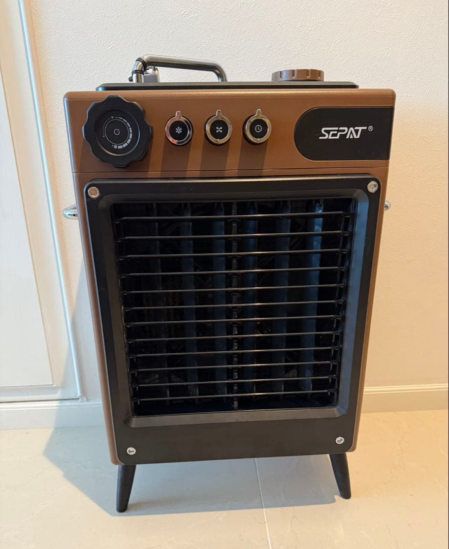 一度使用‼️屋外冷風機✨エアコン✨充電式✨リモコン✨加湿冷却 軽量