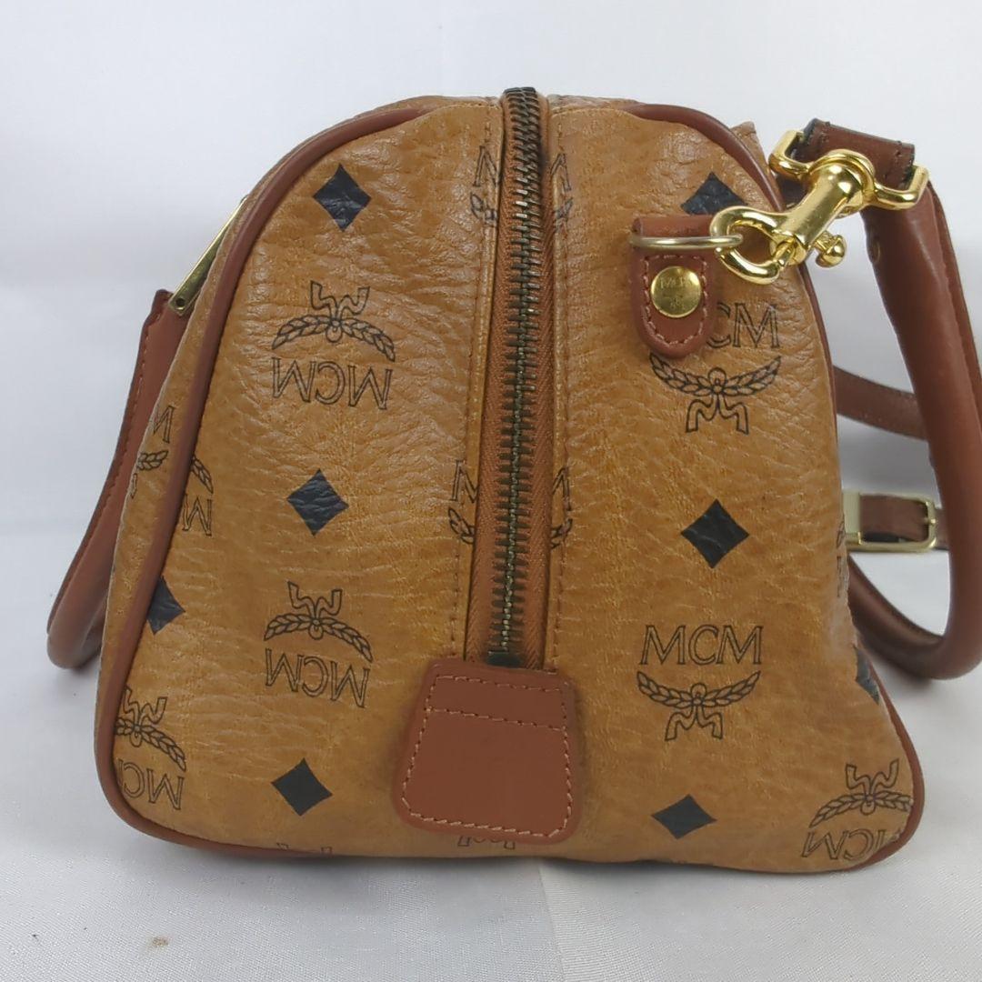 MCM エムシーエム ショルダー ミニボストンバッグ ヴィセトス