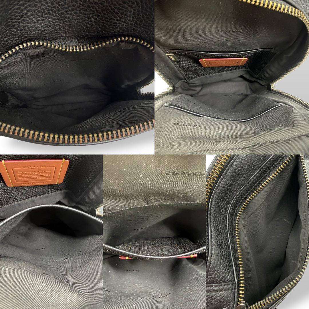 COACH コーチ ボディバッグ ゴッサムパック レザー クロスボディ ブラック