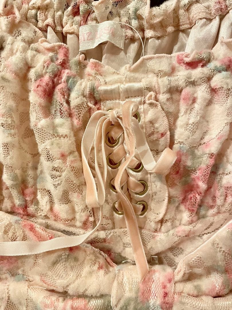 リズリサ LIZLISA 花柄レースワンピース 姫ギャル