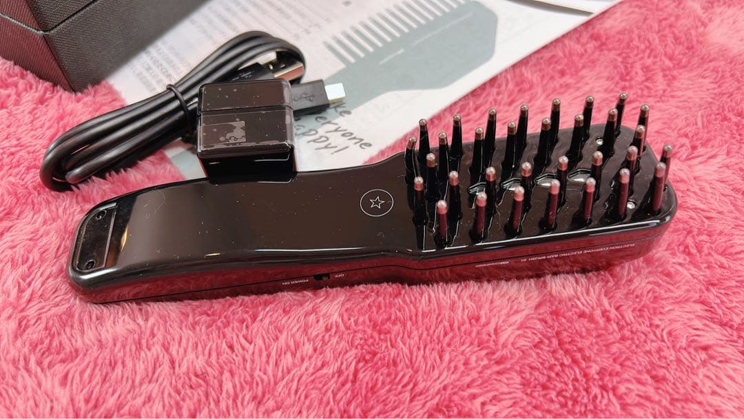 【美品】電気バリブラシ エレクトロン 美顔器 エレクトリックバリブラシ ブラック