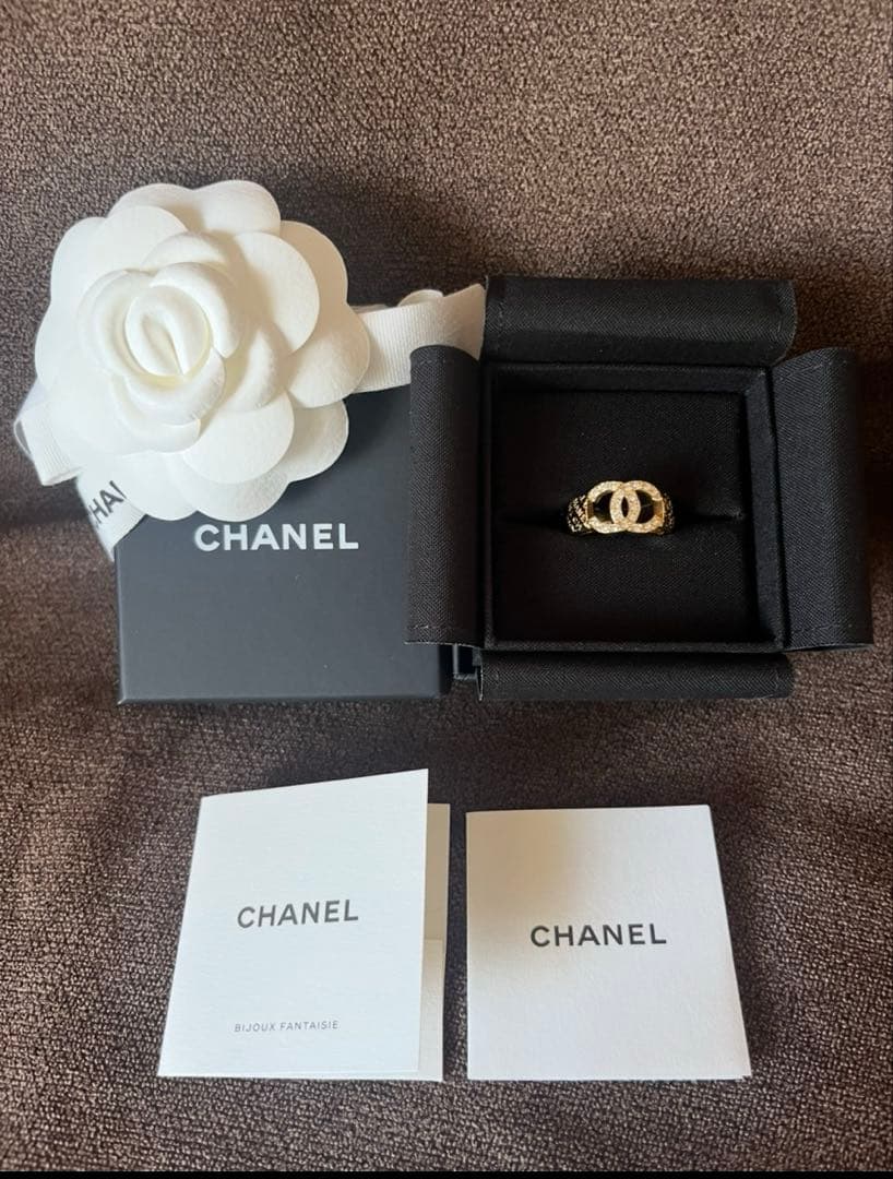 新品 シャネル リング 指輪 CCマーク　CHANEL コスチュームジュエリー