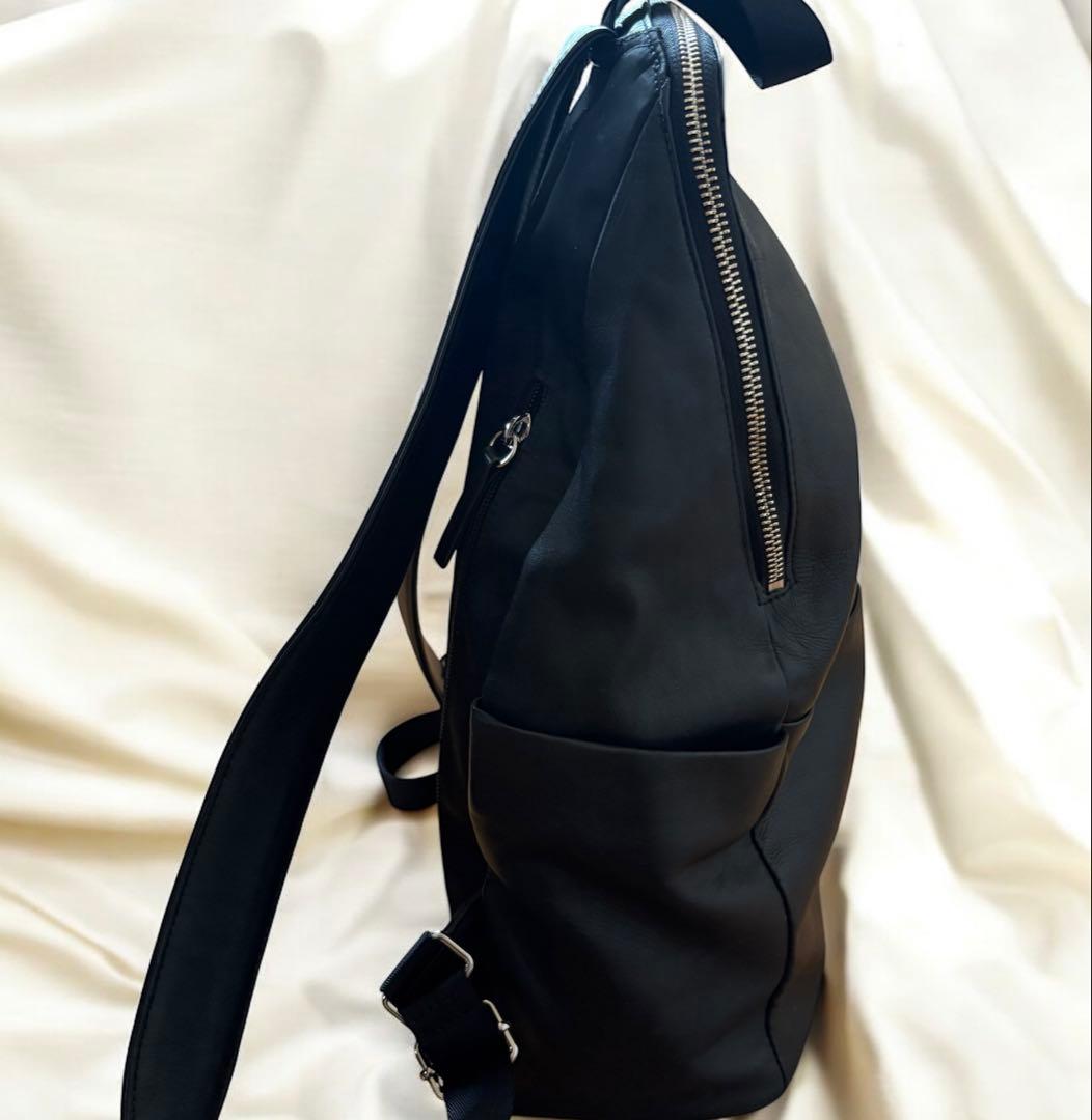 GALLARDAGALANTE ガリャルダガランテ レザーリュック 黒　A4可